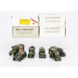 B & B 1:60 White Metal Military Ambulance Models, Panhard 8 Wheel Armoured Ambulance, German