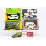 Various Diecast Ambulances, Micro Models Ford OHV F6 Truck, NZ Army , Polisti 1:25 Dodge Van