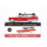 A Precision Miniatures 1:18 1959 Cadillac Superior Crown Royale Ambulance, Model #PMSC-03CF, in