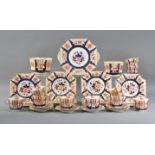 A late 19th century Wileman & Co. Imari pattern tea service, numbered Rd. 6559, comprising a large