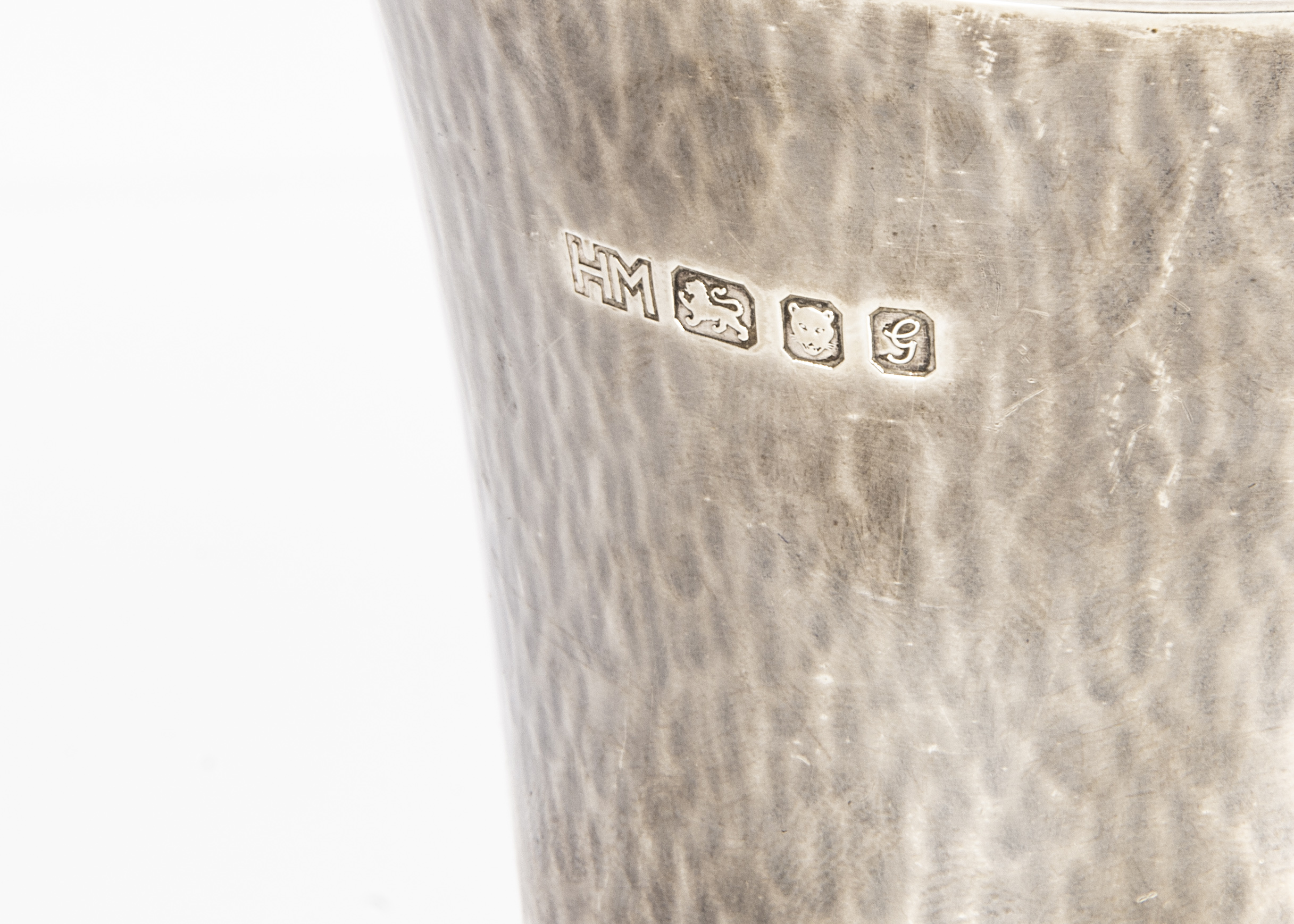 A 1980s limited edition silver commemorative goblet by Hector Miller for Aurum, 16.5cm high and 10.4 - Image 2 of 2