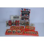 Britains British and US Regimental Figures and Metropolitan Police, all boxed/cased, 7301 US