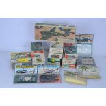 Postwar to 1970s FROG and Airfix Military Aircraft Kits, all boxed/bagged 1:72 scale, FROG, F247