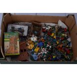 Britains and Timpo Medieval Knights and Saracens, mainly unboxed, Britains Deetail (20+), Britains