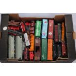American HO gauge assorted makes of Freight cars , including Chamerz Conrail box van, Bachmann