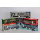 Corgi Diecast Haulage Vehicles, five boxed examples, Leyland DAF Curtainside, CC13212 Grimers