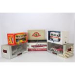 1:18 Scale and Smaller Civilian Ambulances and Other Emergency Vehicles, all boxed, 1:18 scale, UT