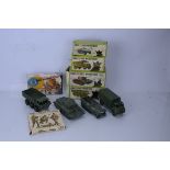 Airfix 1:32 Scale WWII Military Plastic Figures and Vehicles, all boxed, figures 1806 Afrika