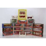 Exclusive First Editions London Transport Vintage and Modern Buses, all boxed 1:76 scale, double