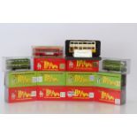 Britbus 1:76 Scale Double and Single Deck Buses, all packaged mainly with card sleeves, double