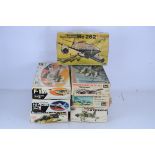Vintage Revell 1:32 Scale Military Aircraft Kits, all boxed, WWII and later, H-275 Me 262, H-250