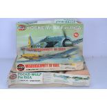 Vintage Airfix 1:24 Scale Military Aircraft Kits, three boxed examples, 16001-8 Focke Wulf Fw