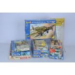 Military Aircraft Kits and Figure Set, all boxed/bagged, 1:72 scale, Revell Combat Sets, 04161 FW