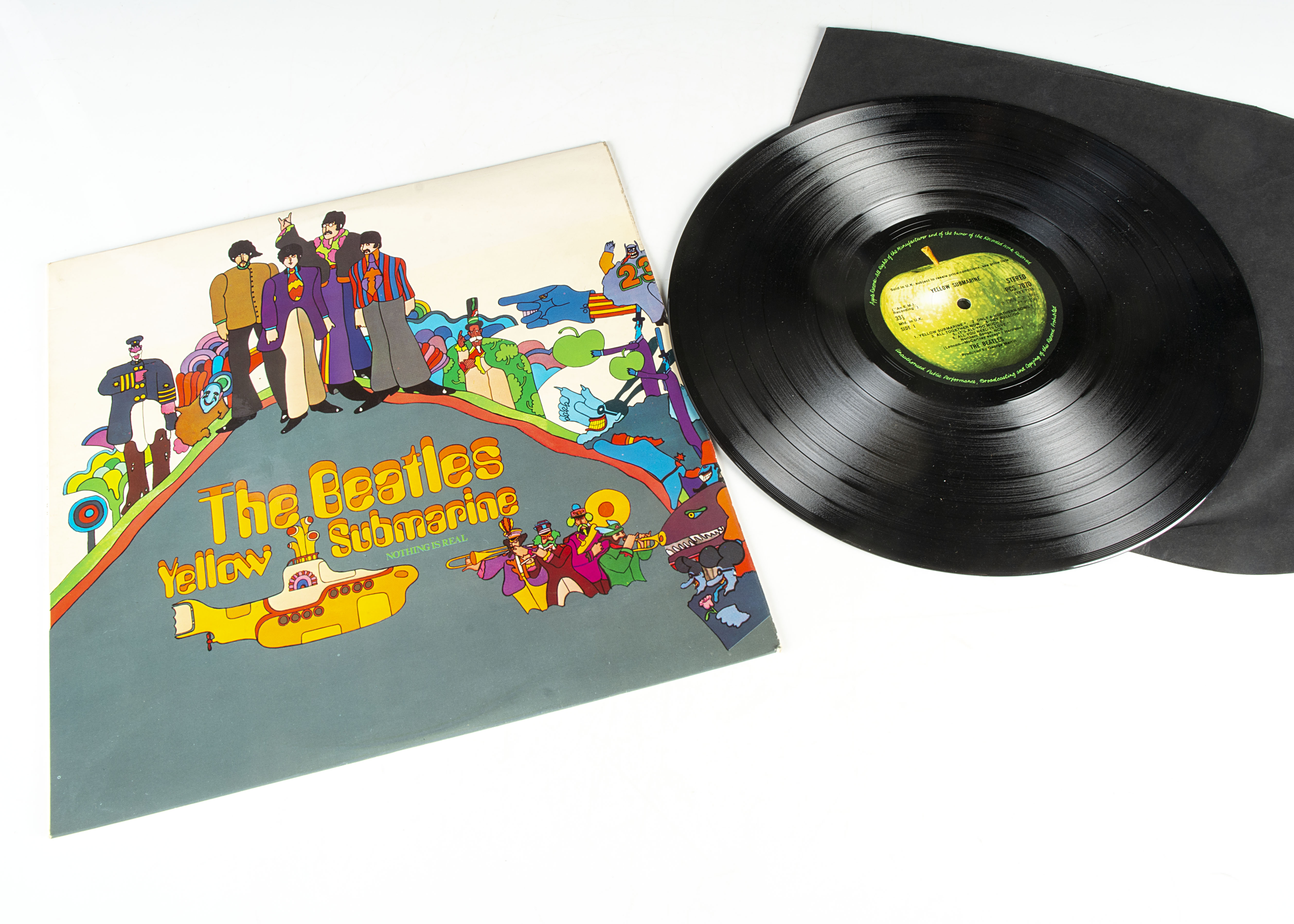 The Beatles LP, Yellow Submarine LP - Mono Sleeve / Stereo Vinyl - UK First Press release on Apple