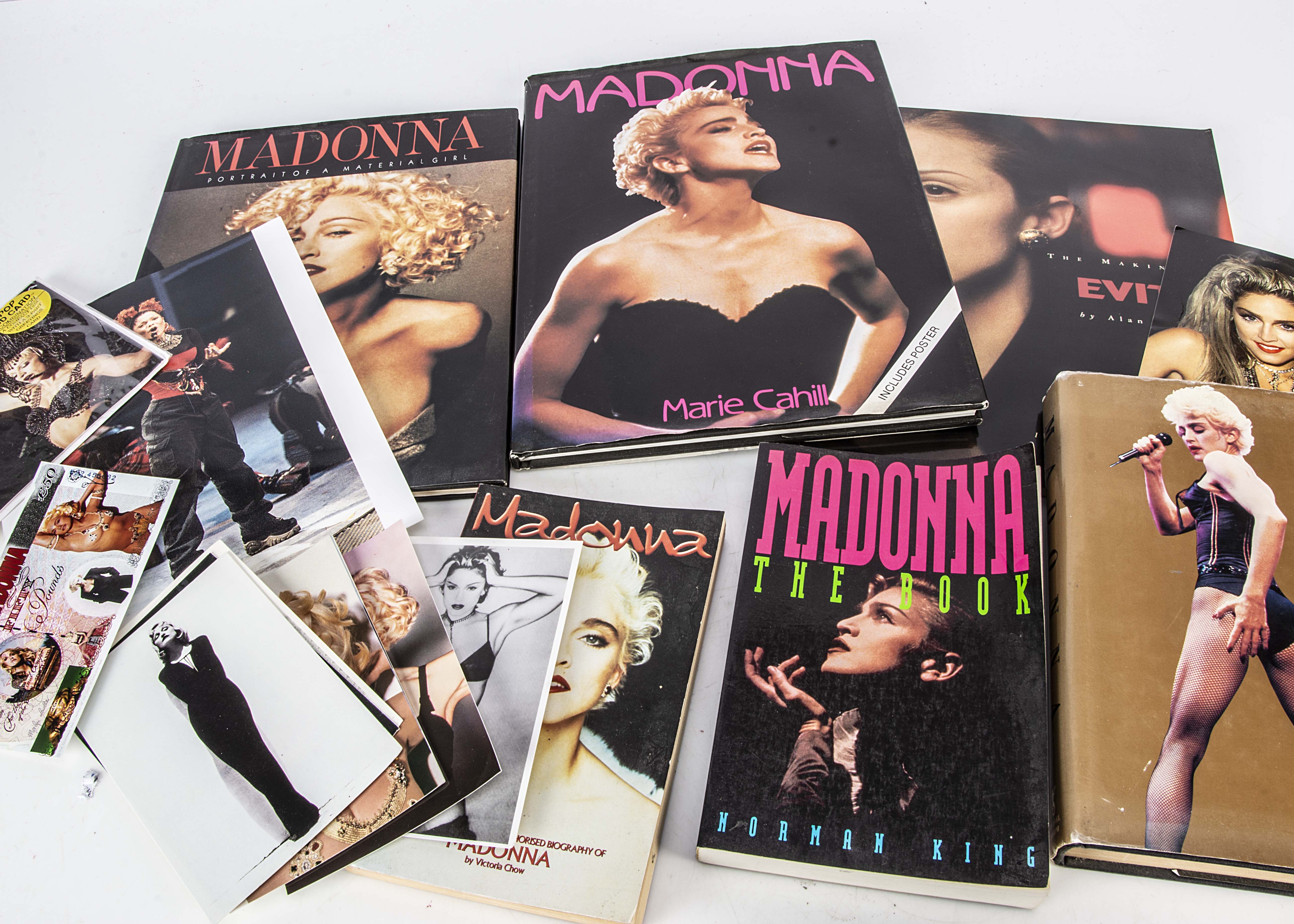 Madonna Books / Postcards plus, nineteen Madonna Books including Nudes 1979, three Madonna Specials,