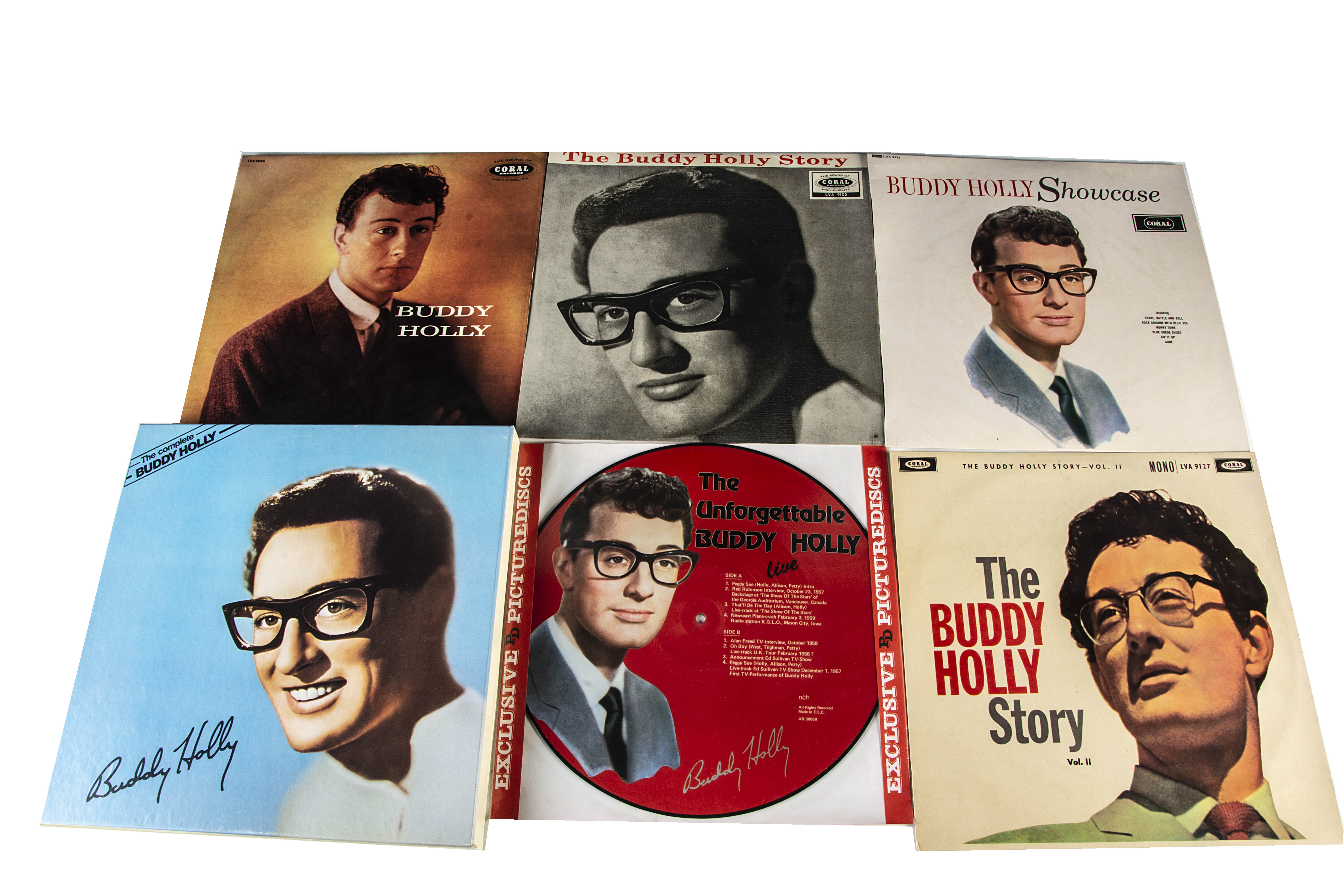 Buddy Holly LPs / Box Sets, approximately forty albums and three Box Sets including Picture Discs