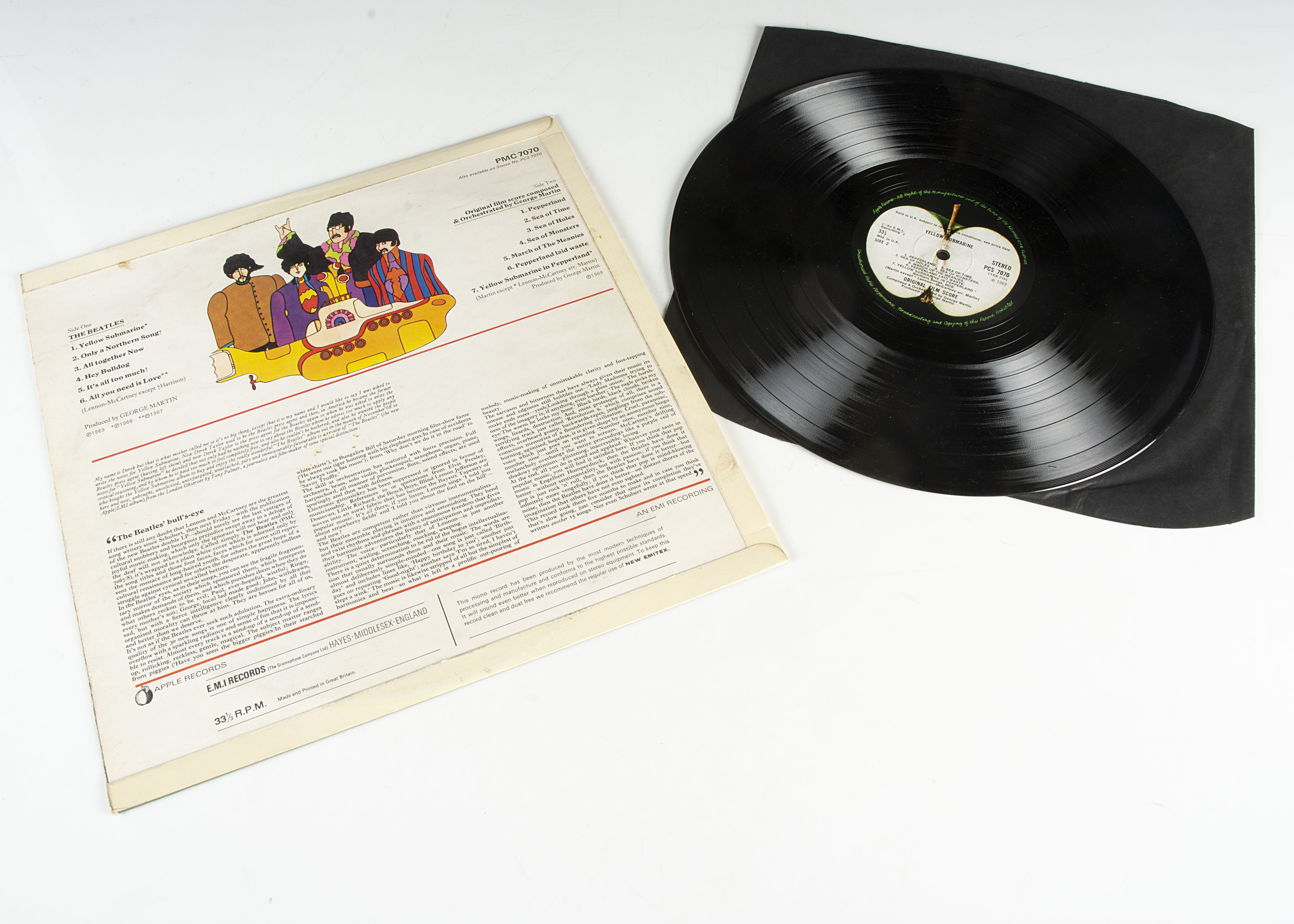 The Beatles LP, Yellow Submarine LP - Mono Sleeve / Stereo Vinyl - UK First Press release on Apple - Image 2 of 2