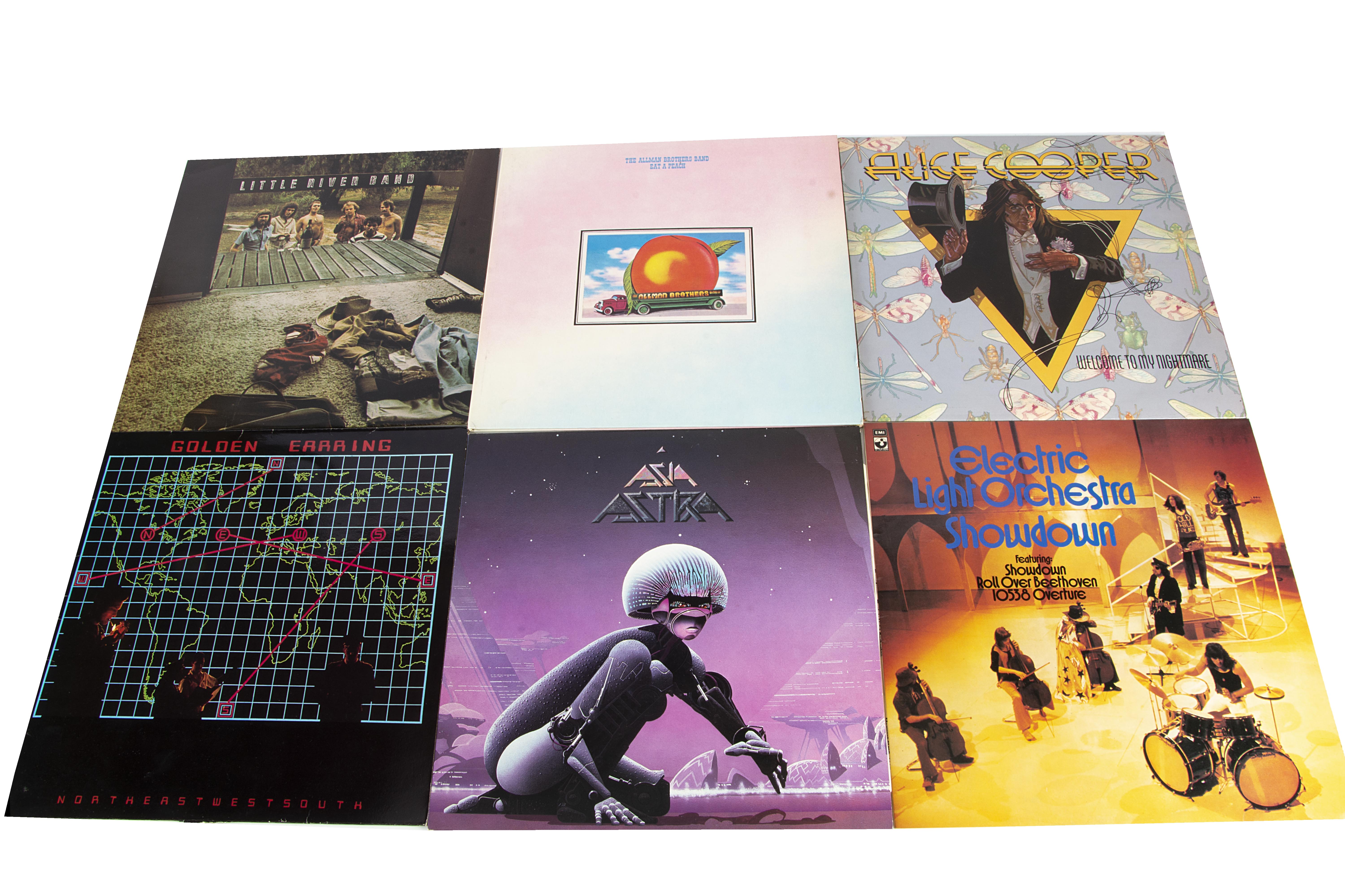 Rock LPs, approximately eighty albums of mainly Classic and Progressive Rock, Metal and AOR with