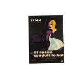 Film Posters, eleven film posters comprising original and reissues and of various sizes with films