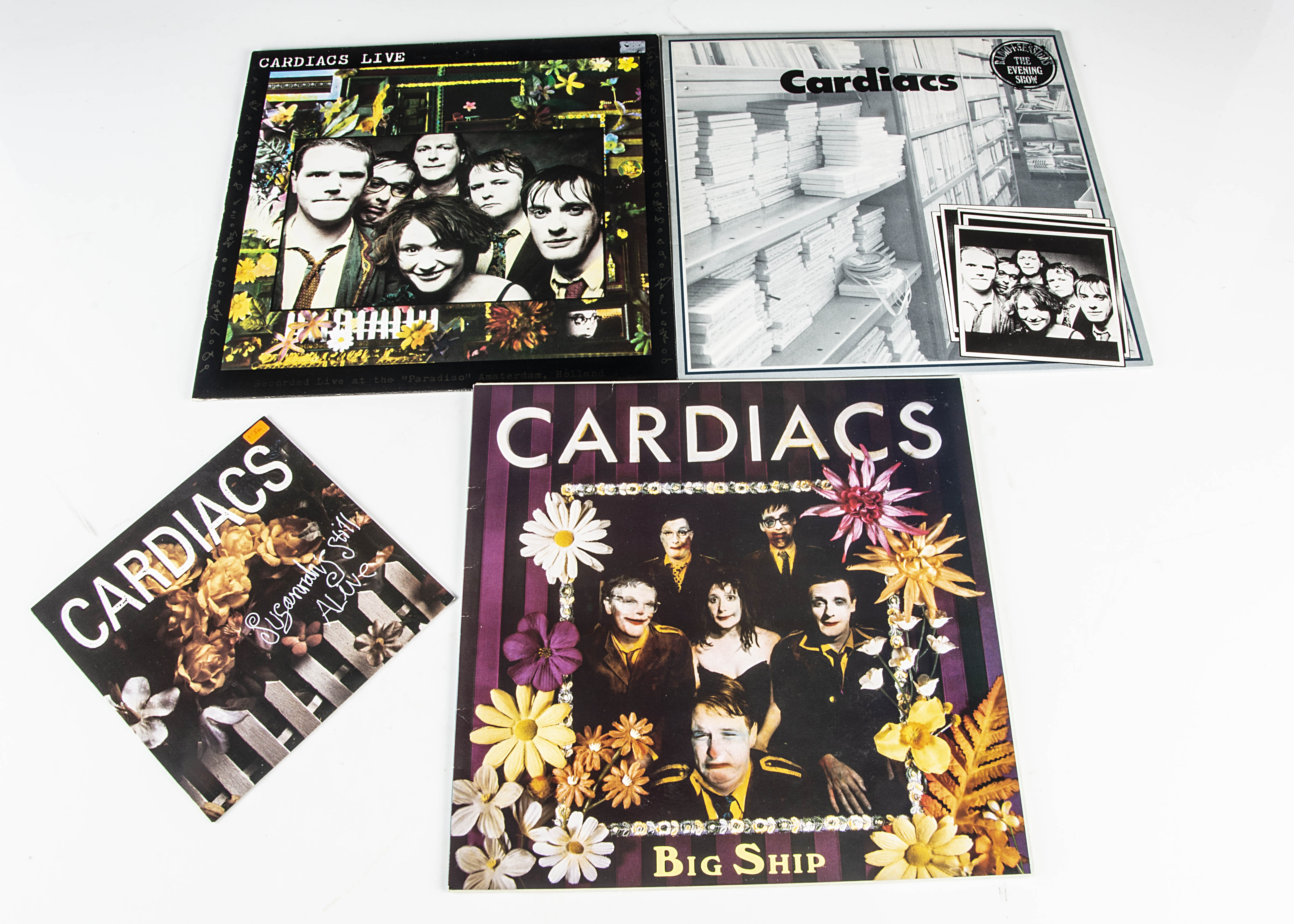 Cardiacs Records, an album, a Mini album, a 12" EP and a 7" Single by Cardiacs comprising Cardiacs