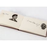 Autograph Book / Bob Hope / Boris Karloff plus, an album containing over 60 autographs, many with