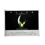 Alien UK Quad poster, Director's Cut Quad for the Ridley Scott horror thriller starring Sigourney