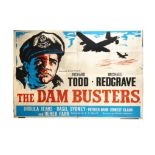 The Dam Busters UK Quad poster, Sixties release UK Quad for the iconic War Film starring Richard