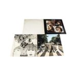 Beatles LPs, four reissue albums comprising The White Album (French - Side Opening - Complete),