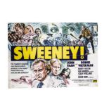 The Sweeney (1976) UK Quad poster, UK Quad for the TV Series Film Spin-off starring John Thaw and