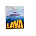 Lava Signed Posters / Pixar, three posters for the Pixar animation film 'Lava' - all three with a