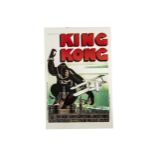 King Kong Film Posters, five reproduction copies of the original French Poster for King Kong - all