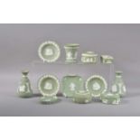 A collection of modern Wedgwood jasperware items,