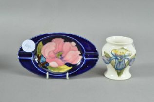 Two pieces of Moorcroft pottery,
