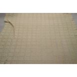 A large Cypriot crochet table cloth,