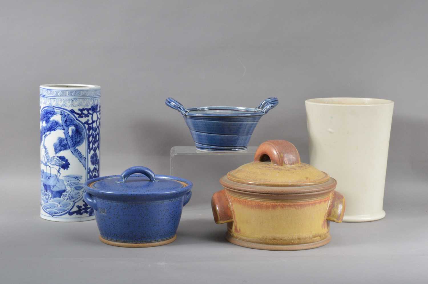 A collection of assorted ceramics,