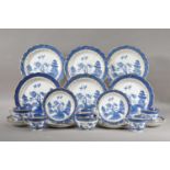 A collection of ceramic Booths 'Real Old Willow' transferware items,