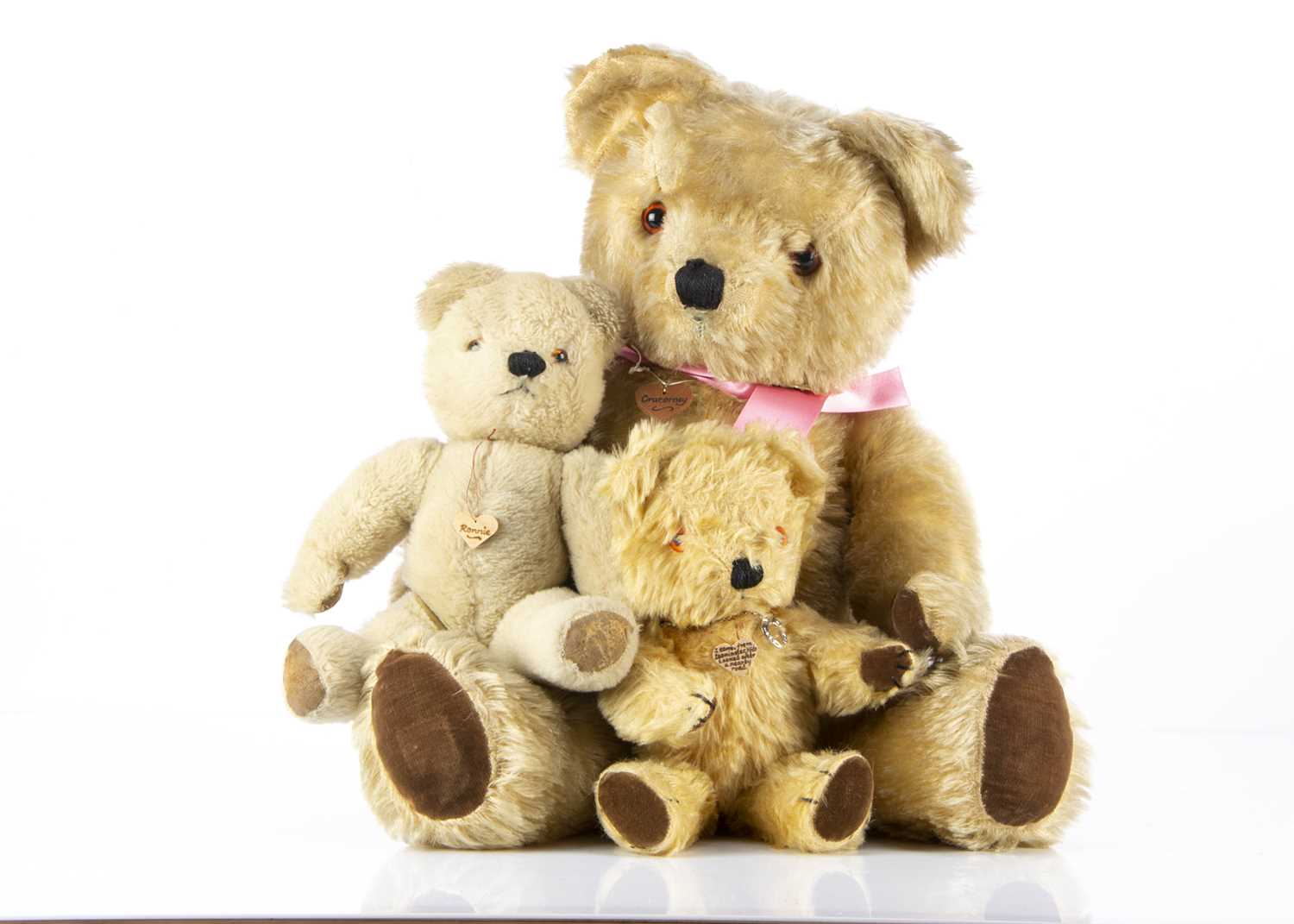 Three post-war Chad Valley Teddy Bears,