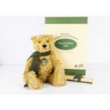 A Steiff limited edition Harrods musical College Teddy Bear,