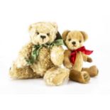 Two Merrythought Teddy Bears,