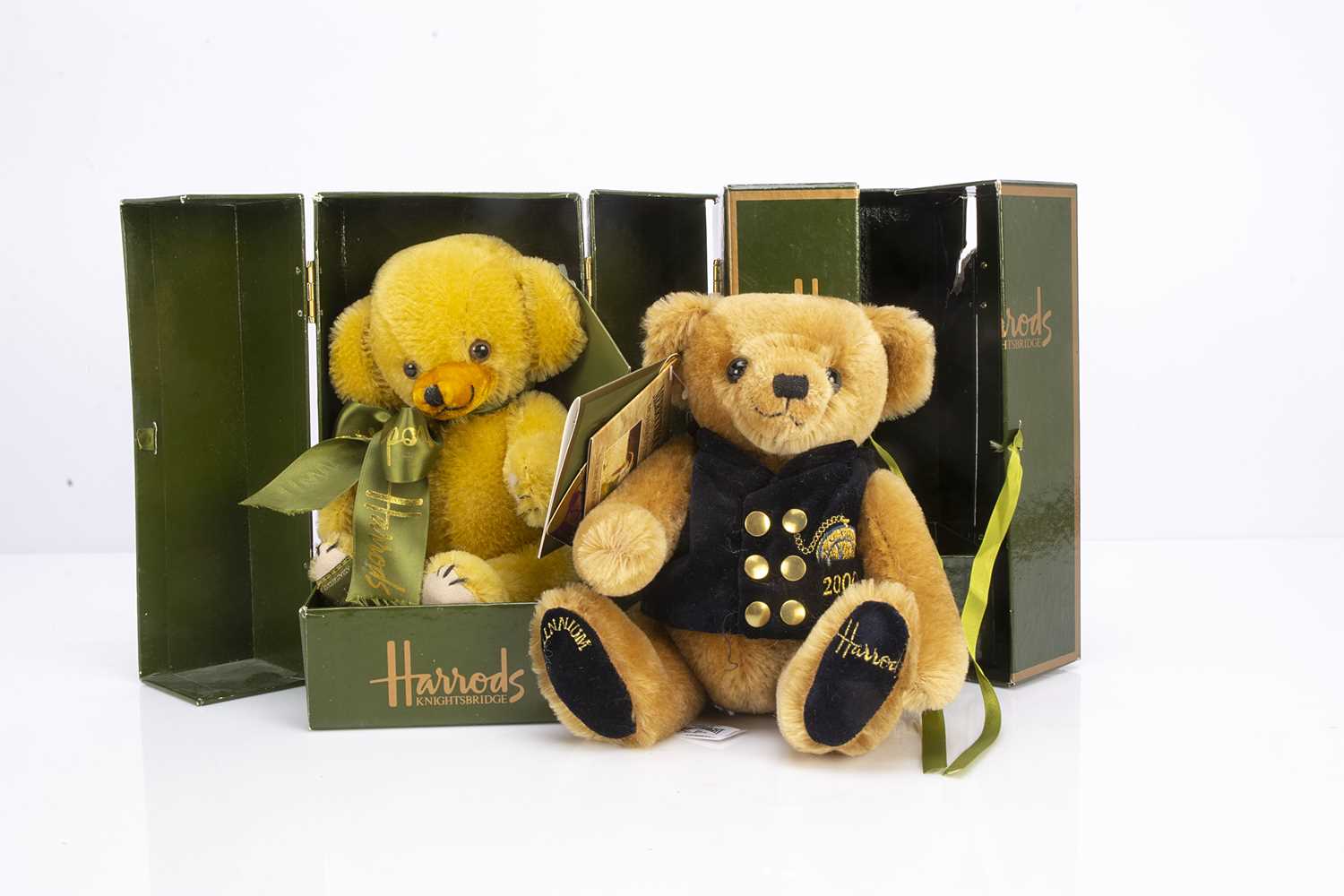 Two Merrythought for Harrods limited edition Teddy Bears,