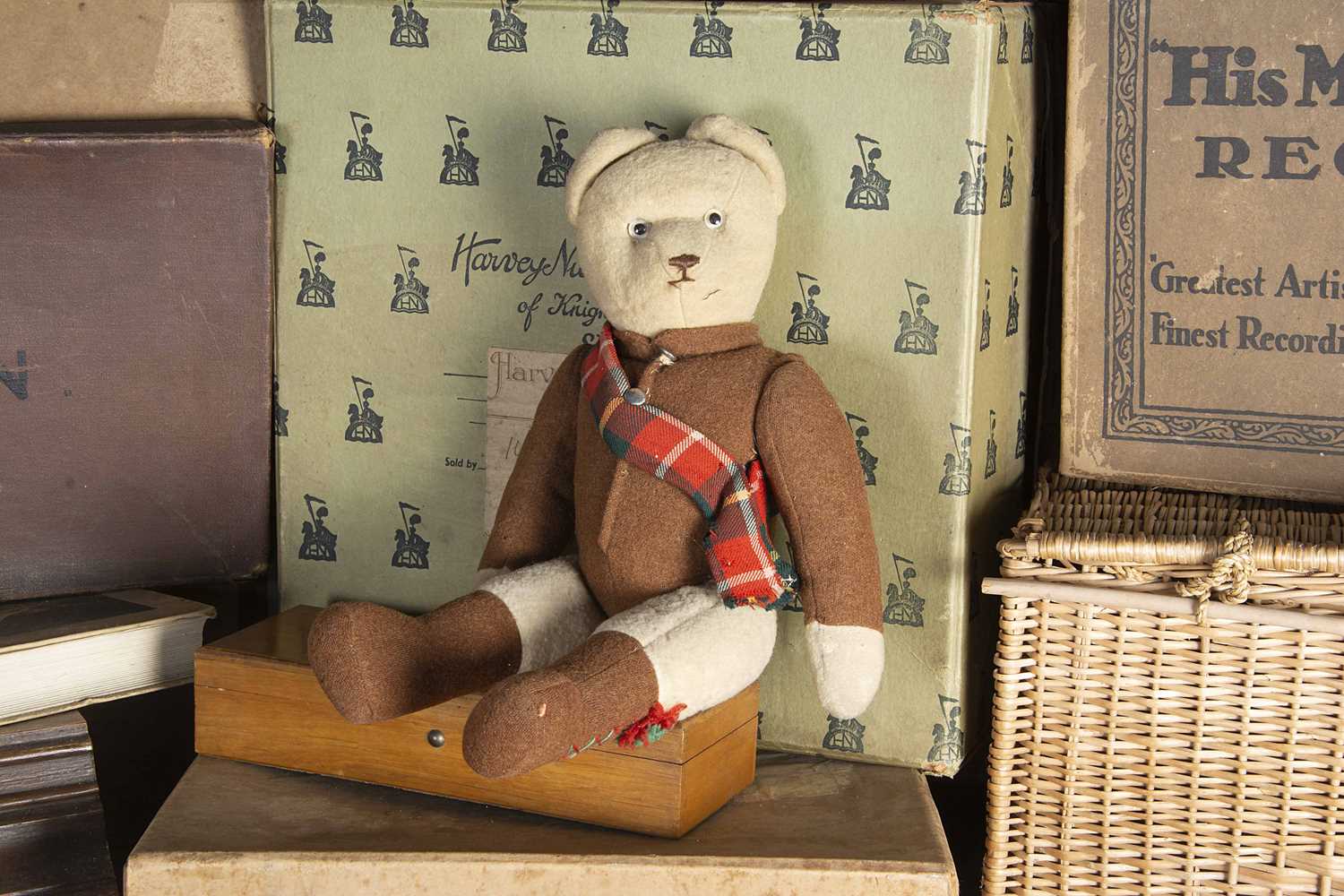 McEiffel - an unusual Scottish dressed soldier Teddy Bear 1940s,