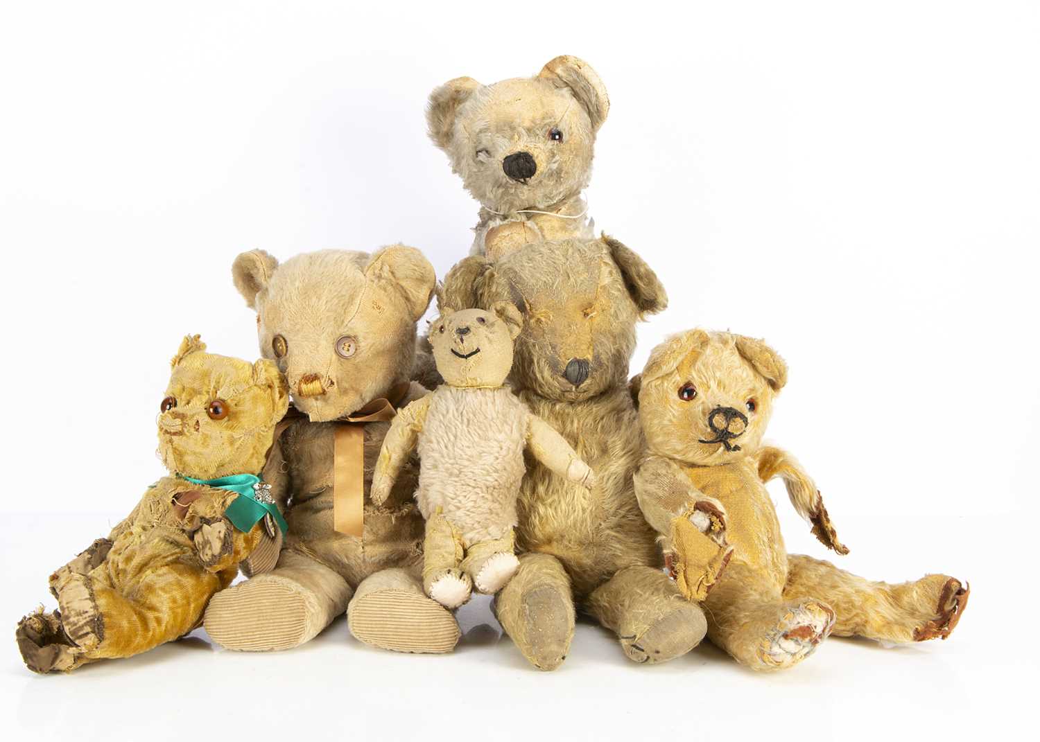 Six British Teddy Bears to restore,