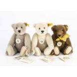 Three Steiff yellow taggd Teddy Bears,
