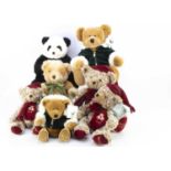Seven Harrods Teddy Bears,