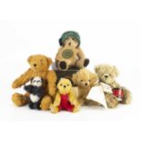 Six small manufactured Teddy Bears,