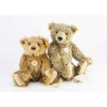 Two Steiff yellow tagged Teddy Bears,