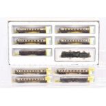 Minitrix N Gauge Rheingold Train Set and Additional Coaches,