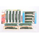 American N Gauge Southern Steam Locomotives with Tenders and Coaching Stock,