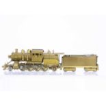 N J International Inc Custom Brass H0 Gauge Lehigh Valley Railroad Class N-1 Camelback 2-8-2,