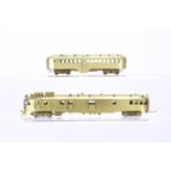 Overland Models Inc H0 Gauge Union Pacific McKeen Car #M-24 and trailer OMI #1807,